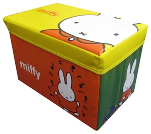 エムケイ エンタプライズ miffy ミッフィー 座れる収納ボックス