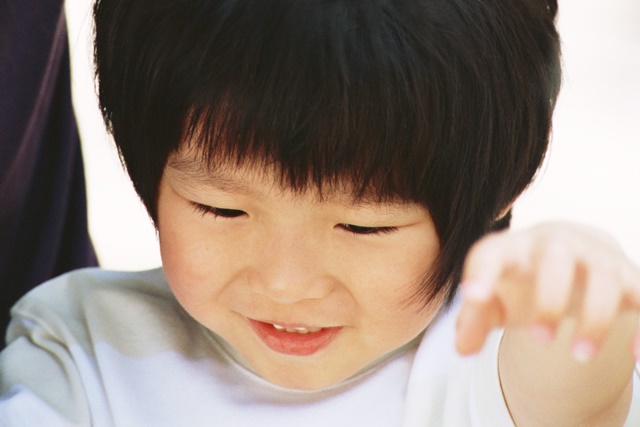 3歳の自閉症児