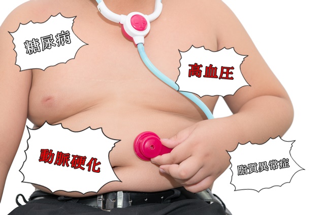 肥満の男の子