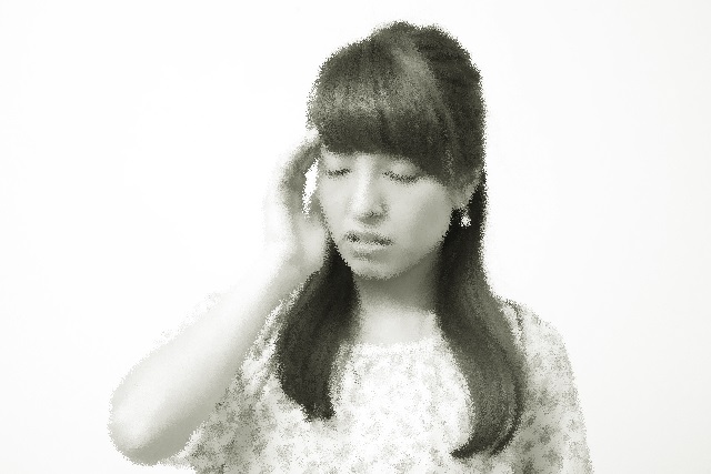 めまいを起こしている妊婦さん