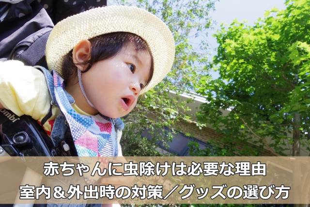 赤ちゃんに虫除けは必要な理由 室内 外出時の対策 グッズの選び方